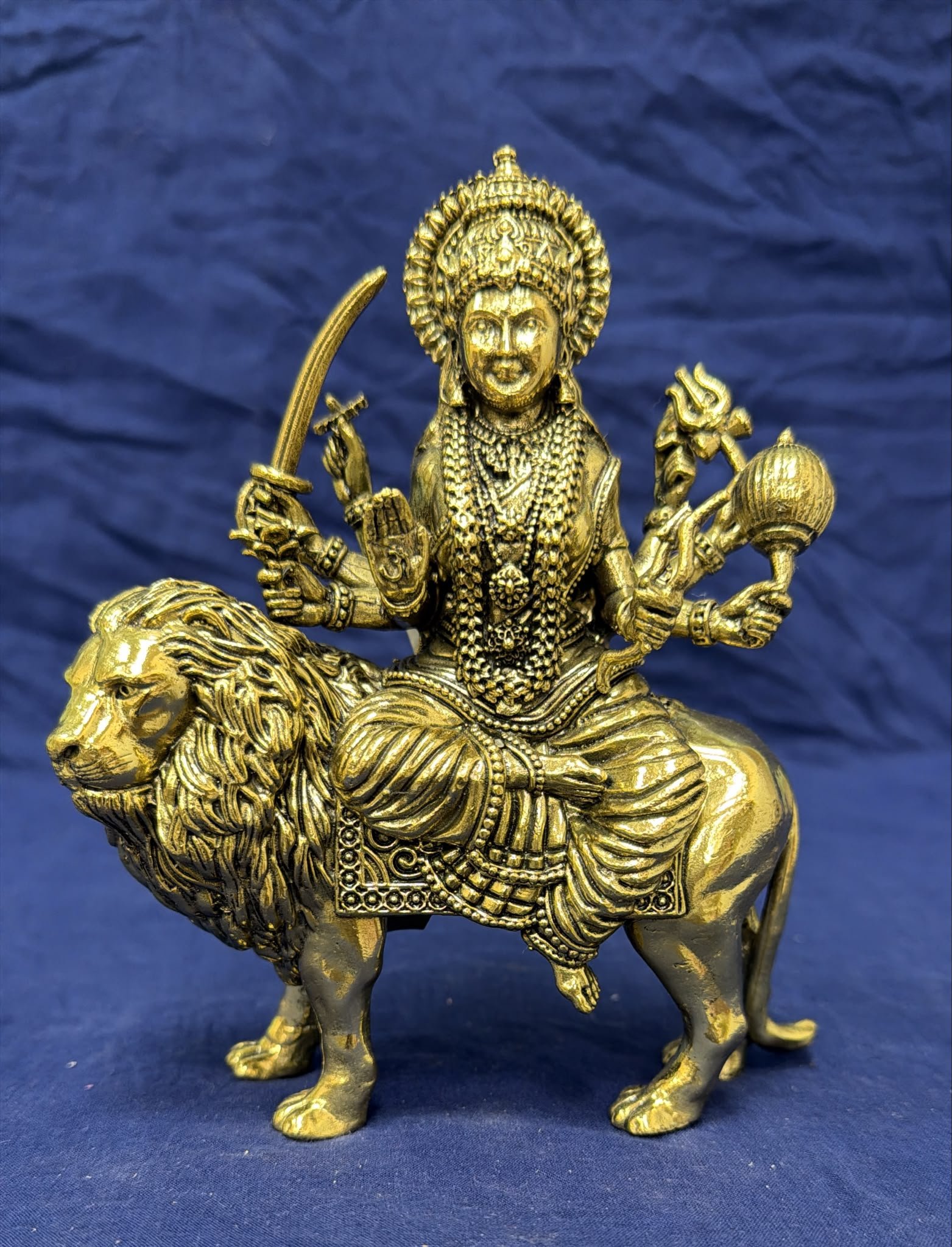 Maa Durga Idol - Brass (Style 12)