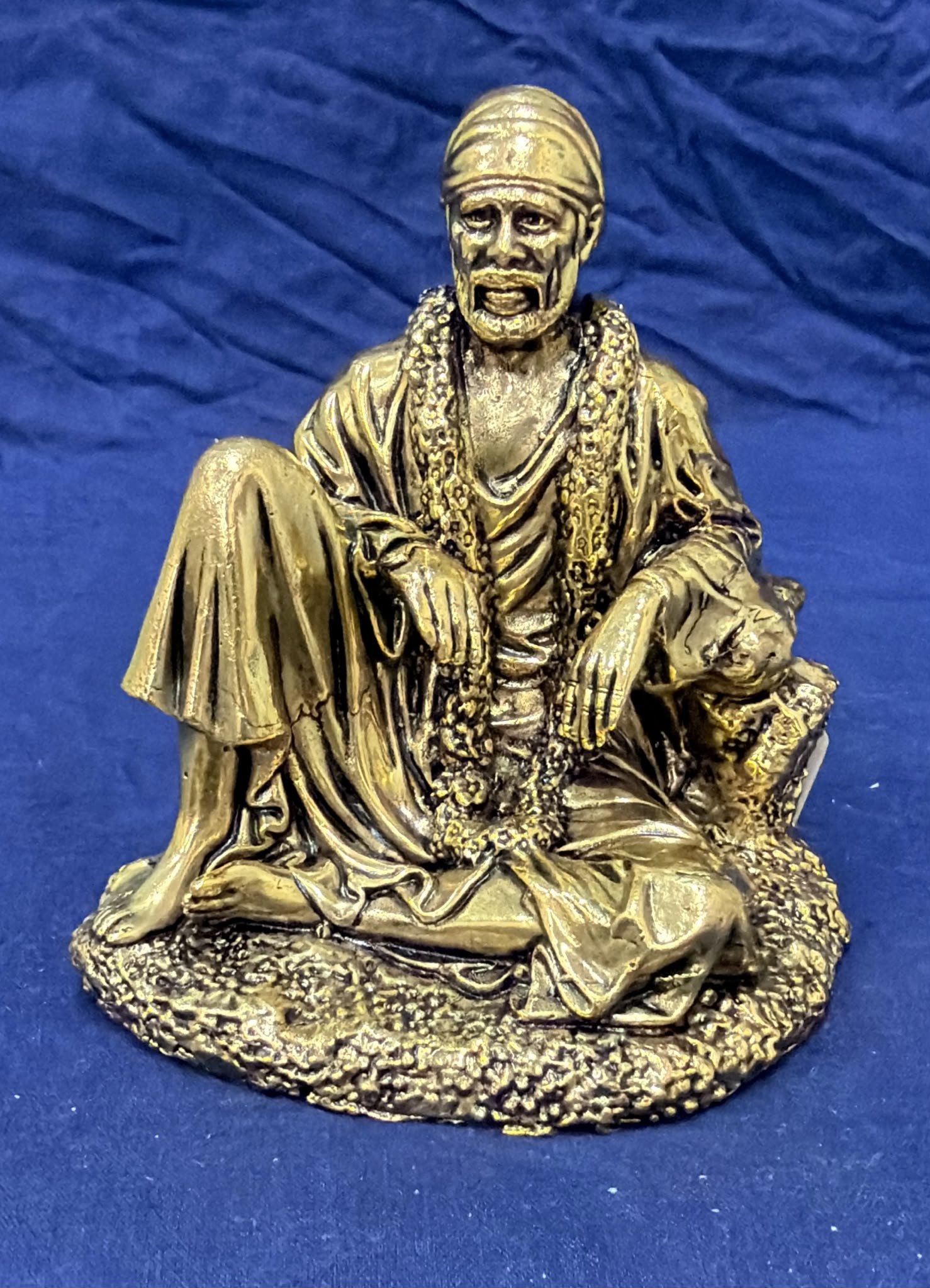 Sai Baba Idol - Brass (Style 15)