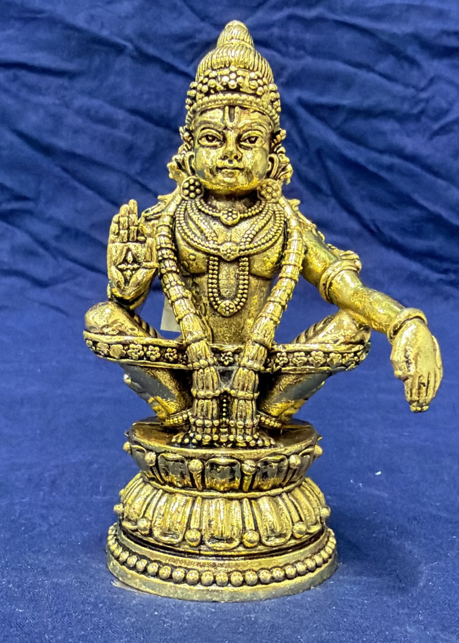 Lord Ayyappan Idol - Brass (Style 19)