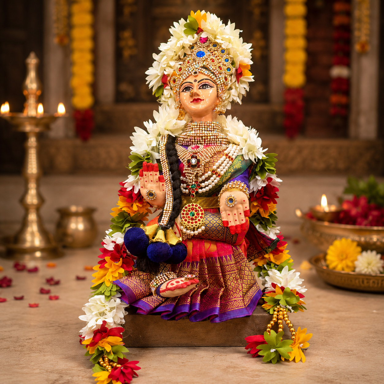 Varalakshmi Devi body stand (Ammavari idol base) 8 inch