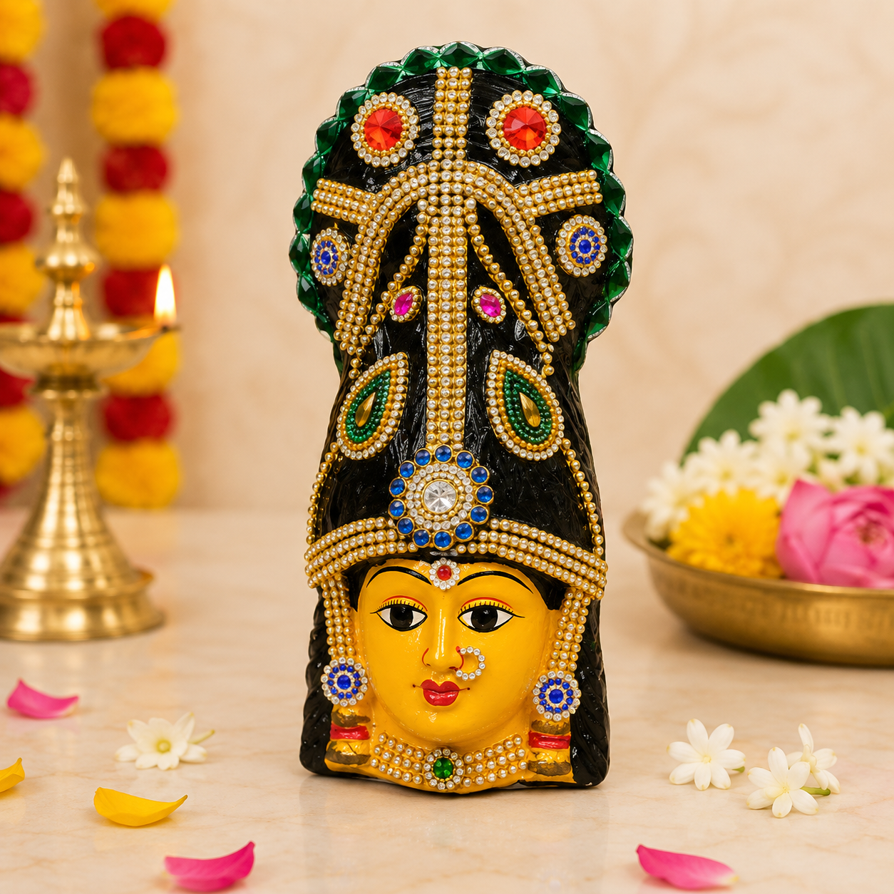 Ammavari Face - Matha Face - Varalakshmi Face (Style 58)