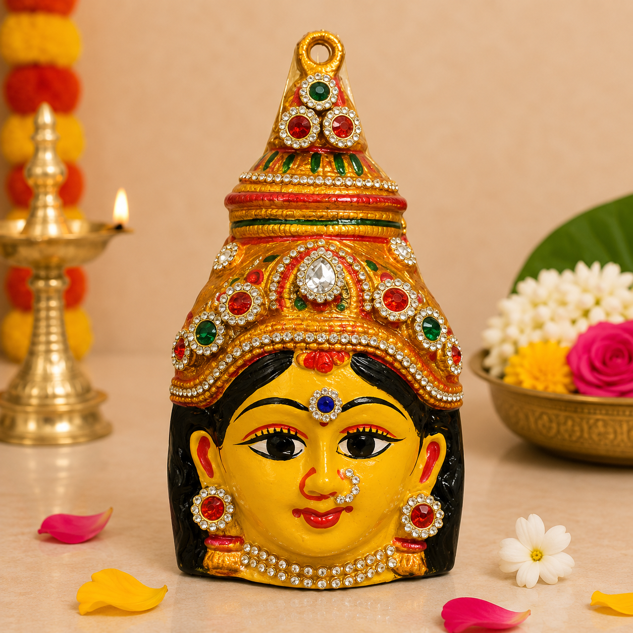 Ammavari Face - Matha Face - Varalakshmi Face (Style 66)