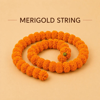 3 FT ORANGE MARIGOLD STRINGS — 3 ft
